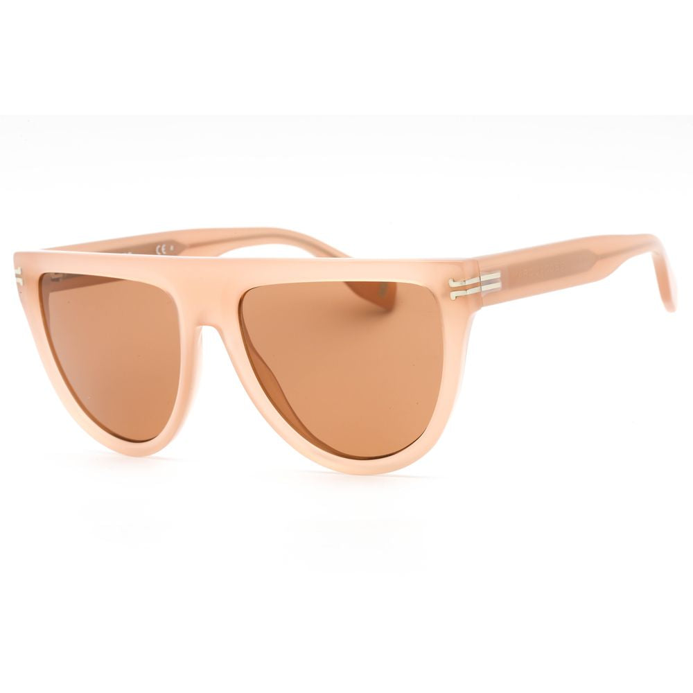 Beige Sonnenbrille aus Kunststoff