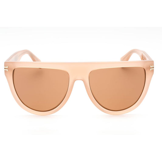 Beige Sonnenbrille aus Kunststoff