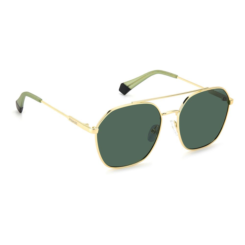 Gold Stainless Steel Sunglasses