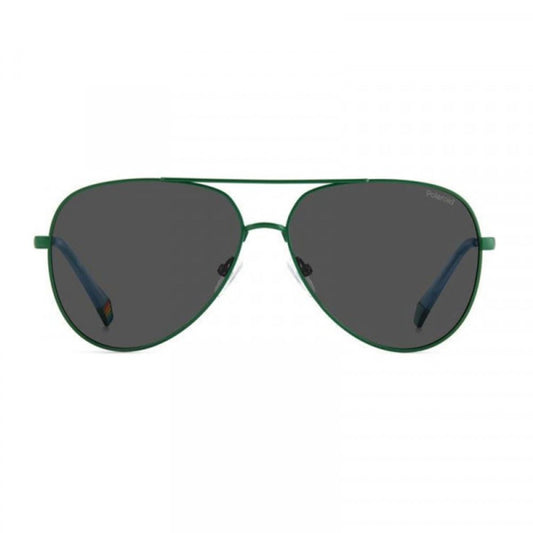 Green Metal Sunglasses