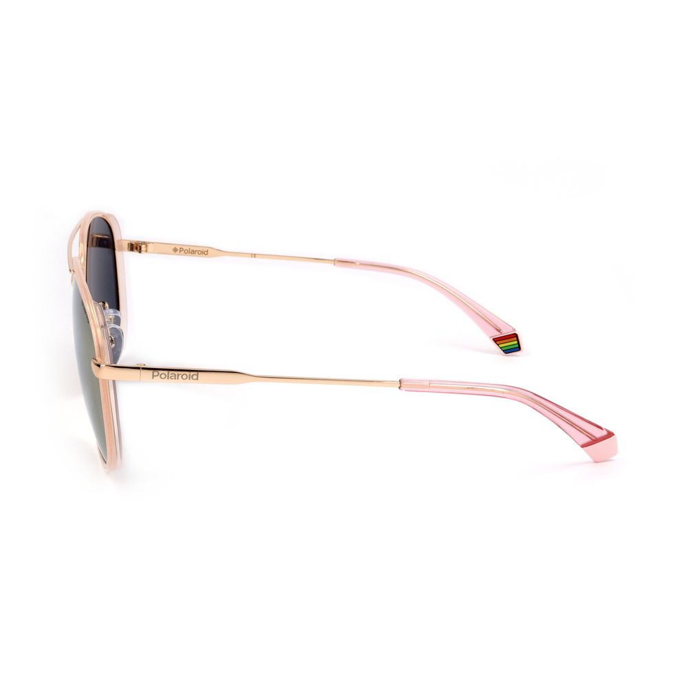 Rose Gold Metal Sunglasses