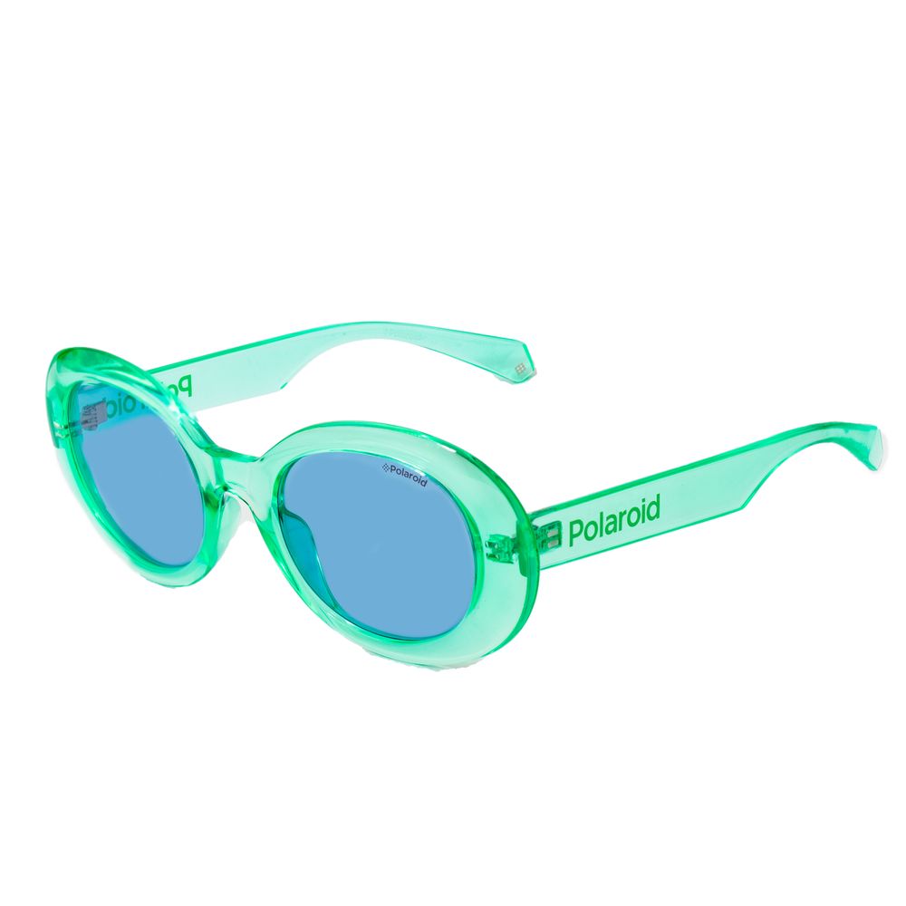 Blaue Sonnenbrille aus Kunststoff