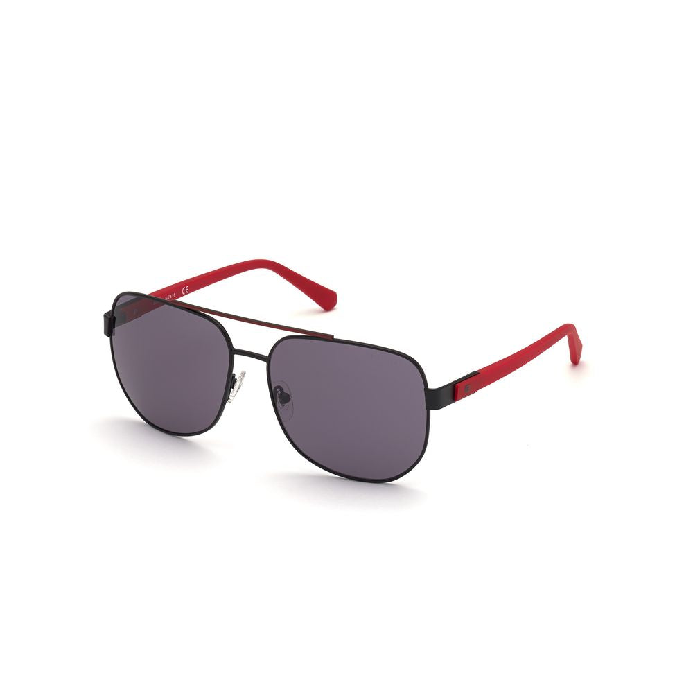 Schwarze Sonnenbrille aus Metall