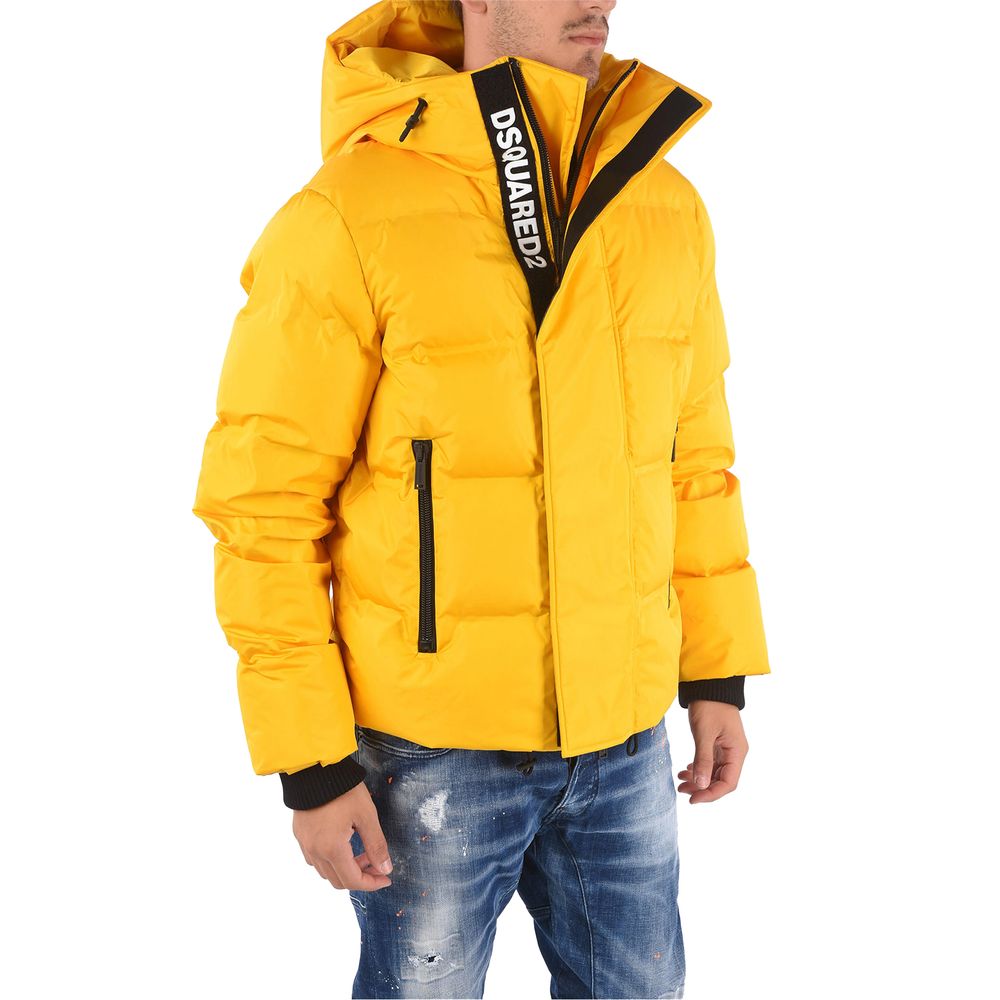 Gelbe Nylonjacke für Herren