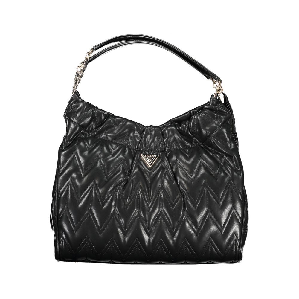 Schwarze Handtasche aus Polyethylen