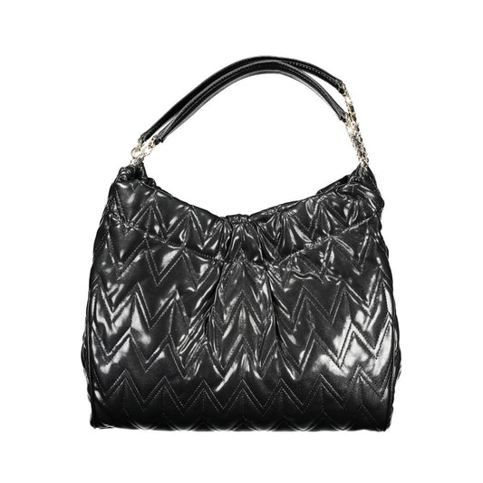 Schwarze Handtasche aus Polyethylen