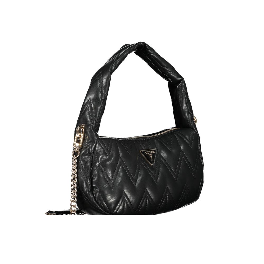 Borsa a mano in cotone nero