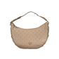 Borsa a mano in polietilene beige