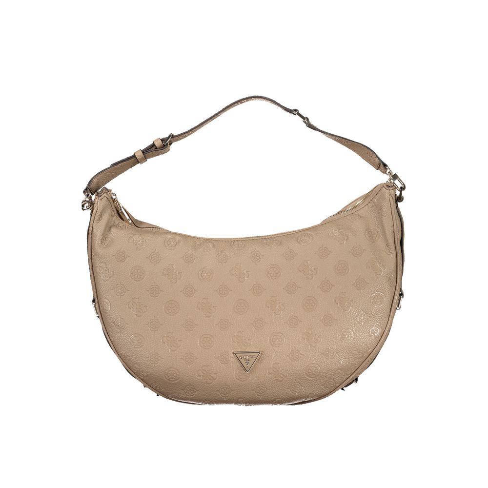 Borsa a mano in polietilene beige