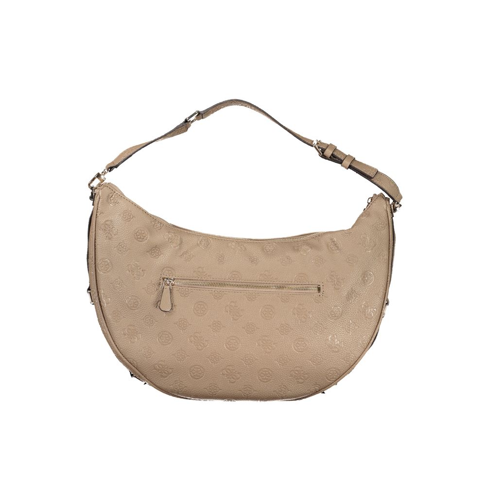 Borsa a mano in polietilene beige