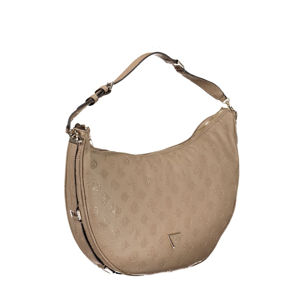 Borsa a mano in polietilene beige