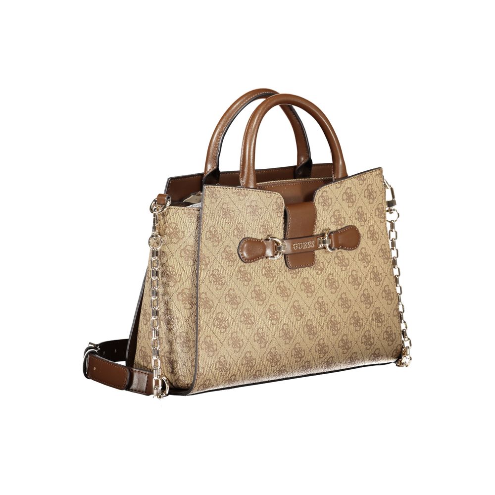 Borsa a mano in polietilene beige
