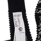 Eleganter schwarzer Seiden-BH mit floraler Spitze