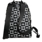 Black White DG Crown Logo Nylon Backpack Bag