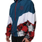 Multicolor Polyester Full Zip Jacket