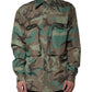 Mehrfarbiges Button-Down-Hemd mit Camouflage-Muster