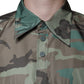 Mehrfarbiges Button-Down-Hemd mit Camouflage-Muster
