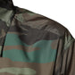 Mehrfarbiges Button-Down-Hemd mit Camouflage-Muster