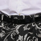 Schwarze, enge Anzughose aus Jacquard