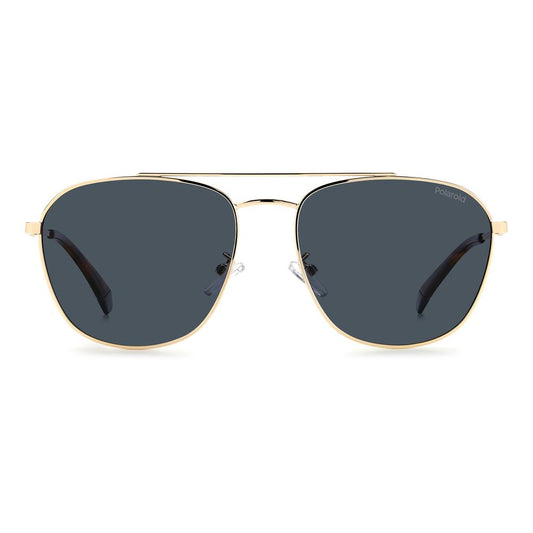 Gold Stainless Steel Sunglasses