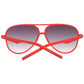 Red Plastic Sunglasses