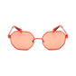 Orange Metal Sunglasses