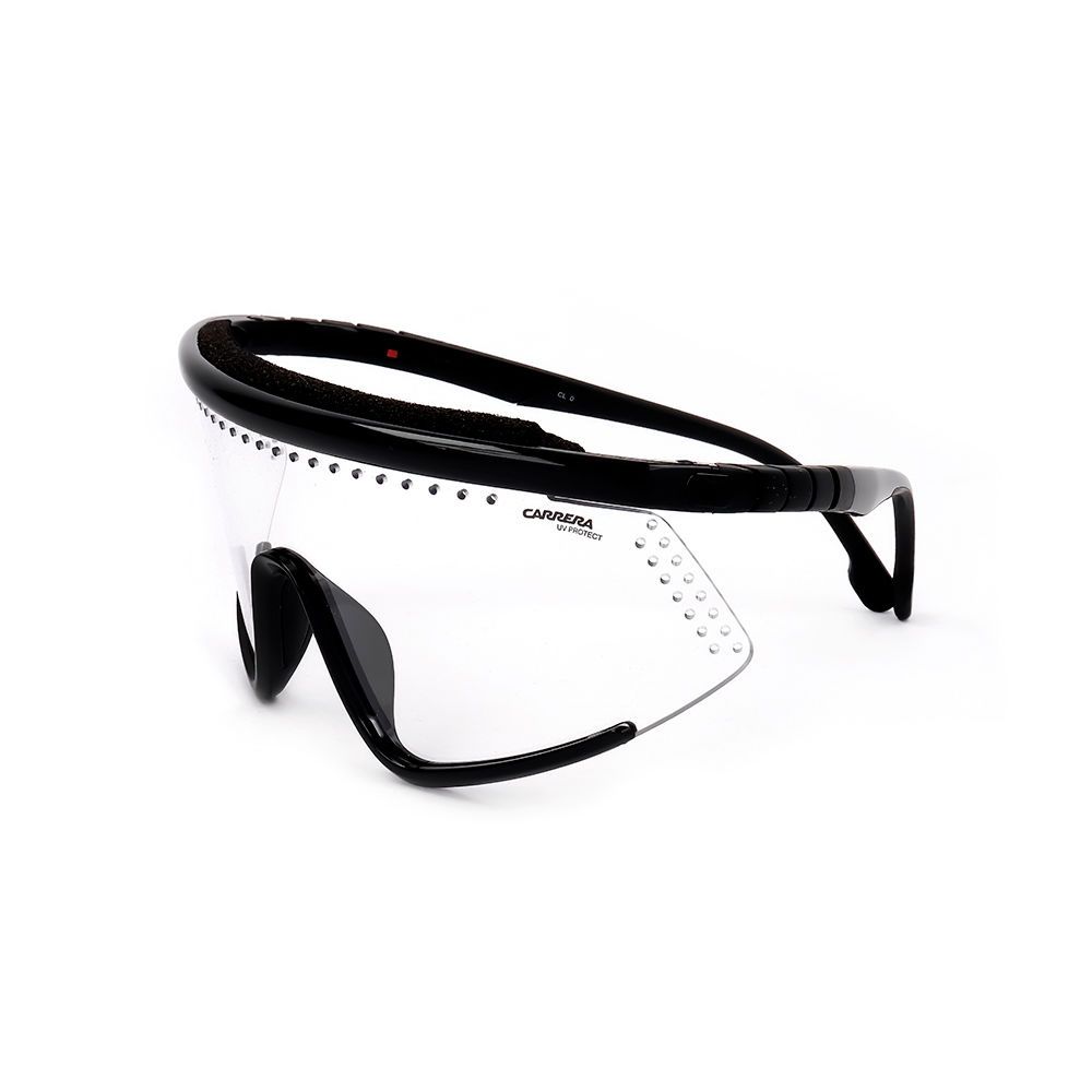 Schwarze Sonnenbrille mit Spritzguss-Optik