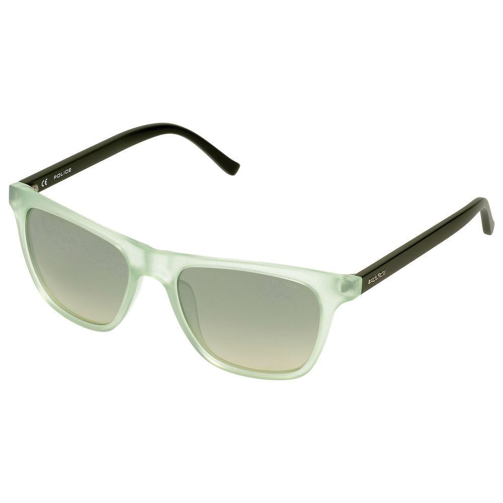 Grüne Sonnenbrille mit Spritzguss-Optik