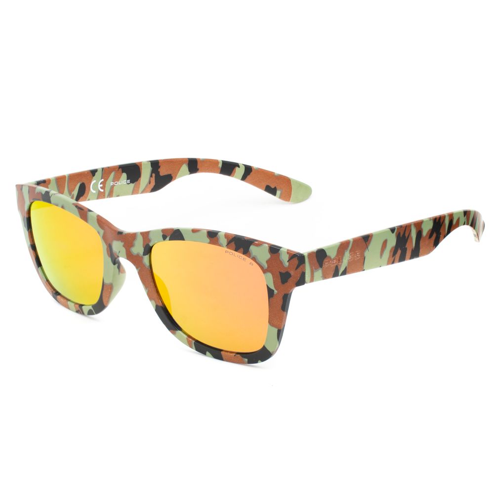 Mehrfarbige Sonnenbrille mit Spritzguss-Optik