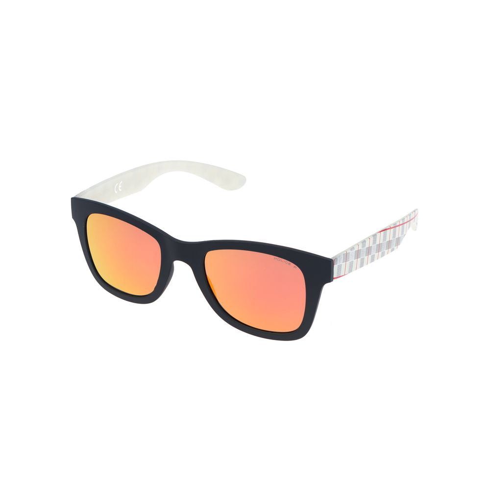 Schwarze Sonnenbrille mit Spritzguss-Optik