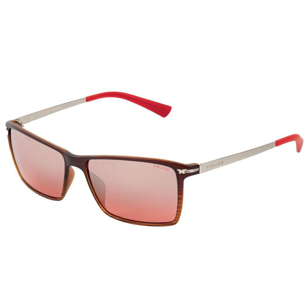 Rote Sonnenbrille mit Spritzguss-Optik