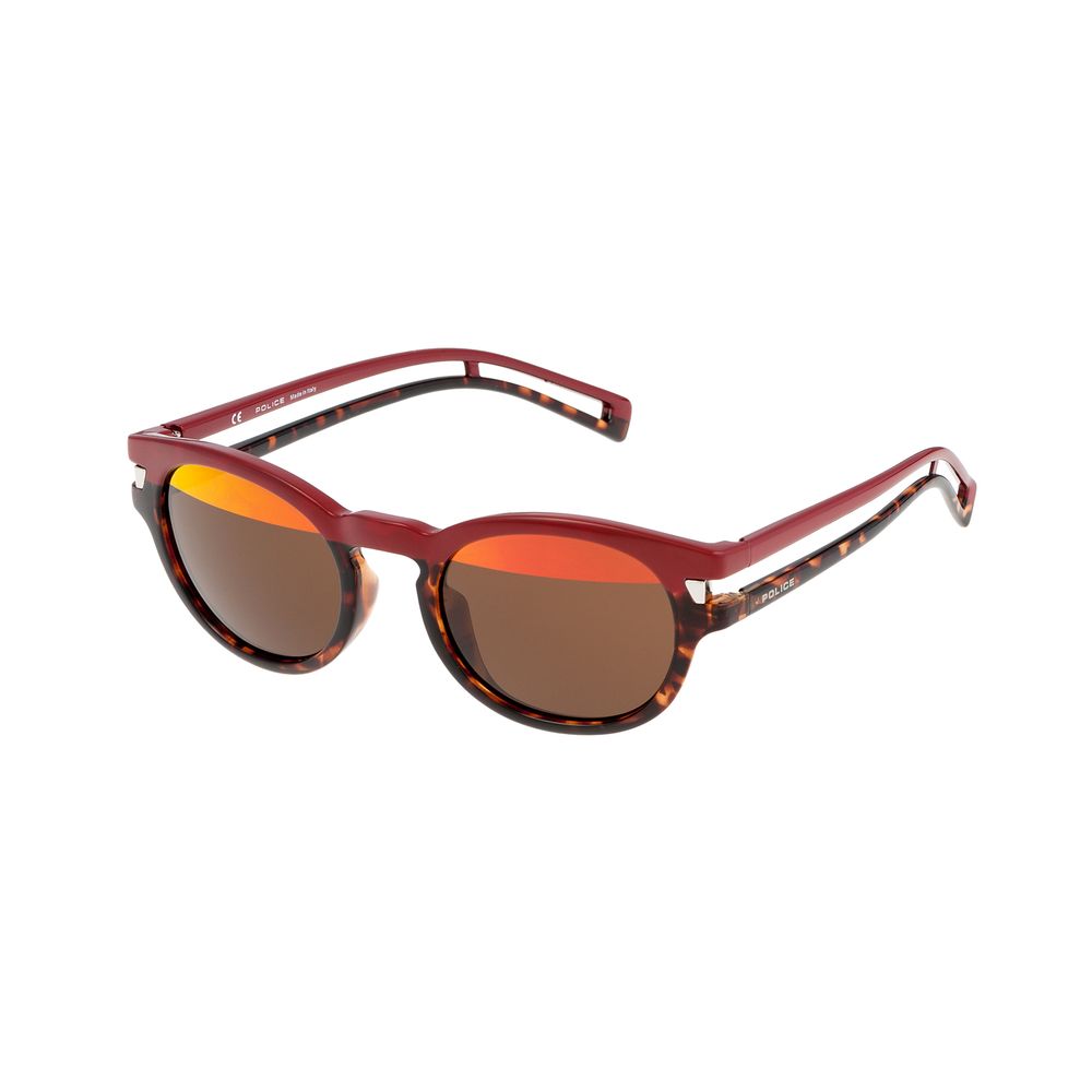 Braune Sonnenbrille mit Spritzguss-Optik