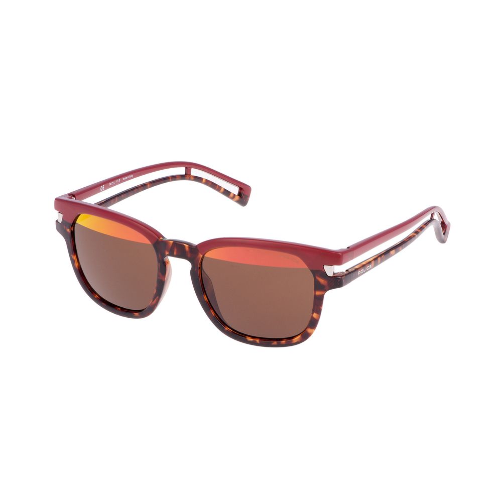 Braune Sonnenbrille mit Spritzguss-Optik