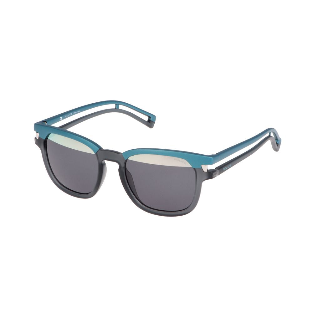 Graue Sonnenbrille mit Spritzguss-Optik