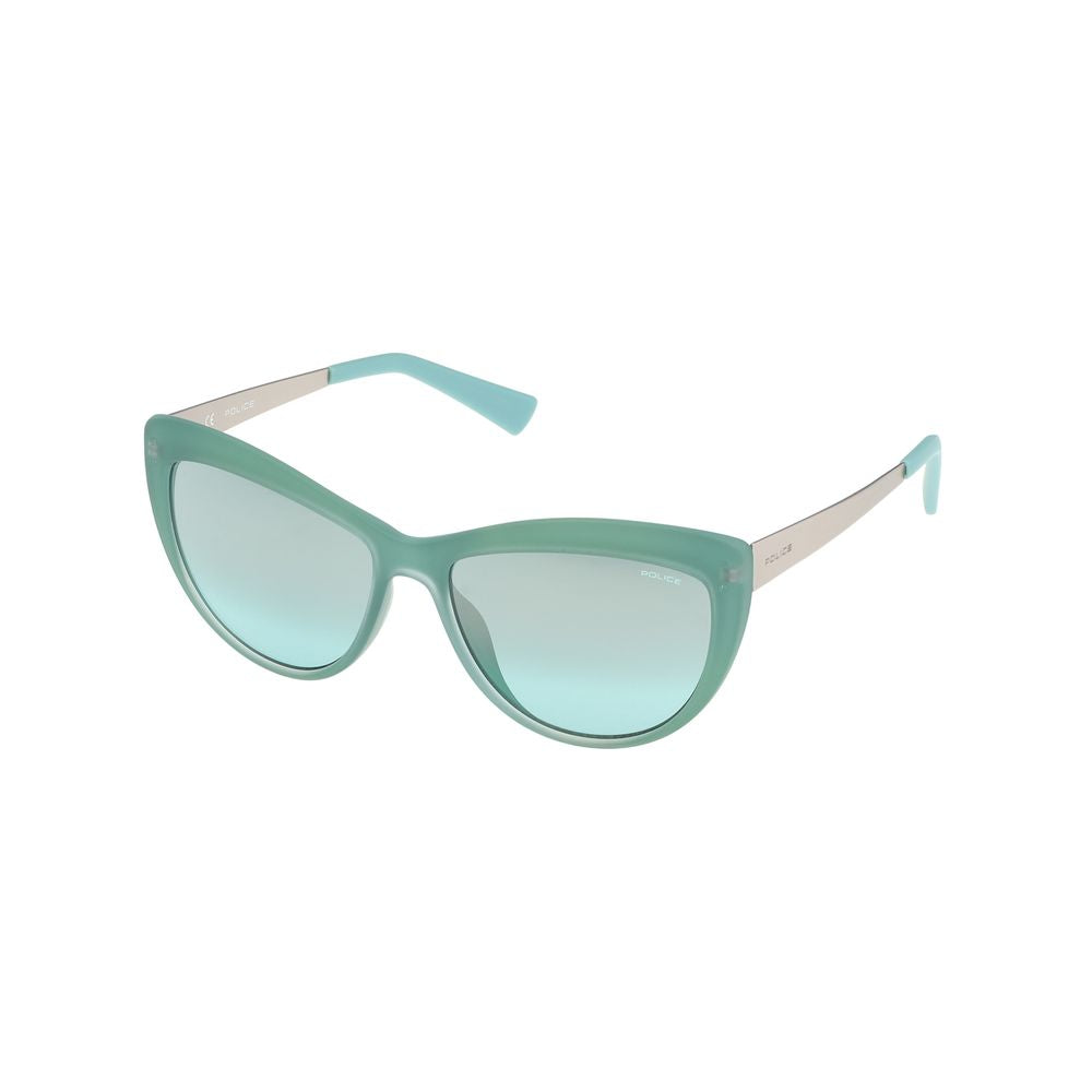 Grüne Sonnenbrille mit Spritzguss-Optik