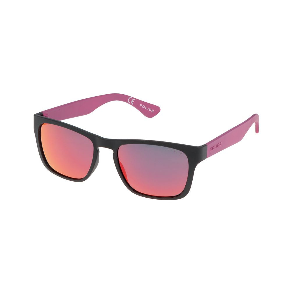 Schwarze Sonnenbrille mit Spritzguss-Optik