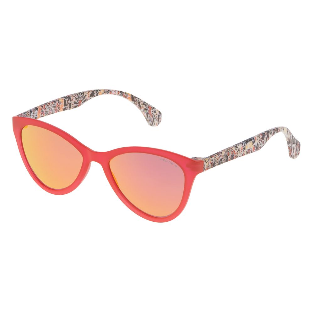 Rote Sonnenbrille mit Spritzguss-Optik