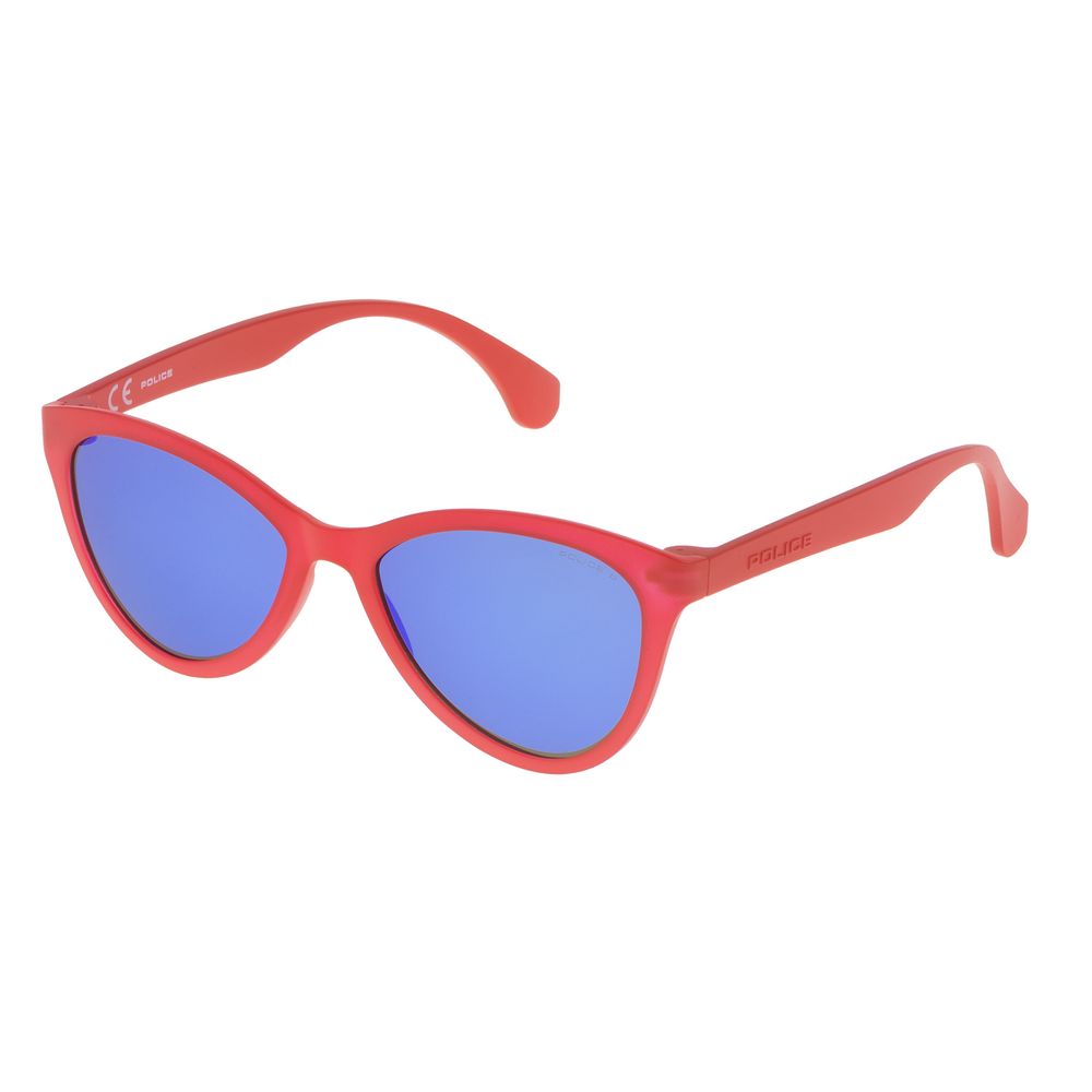 Rote Sonnenbrille mit Spritzguss-Optik