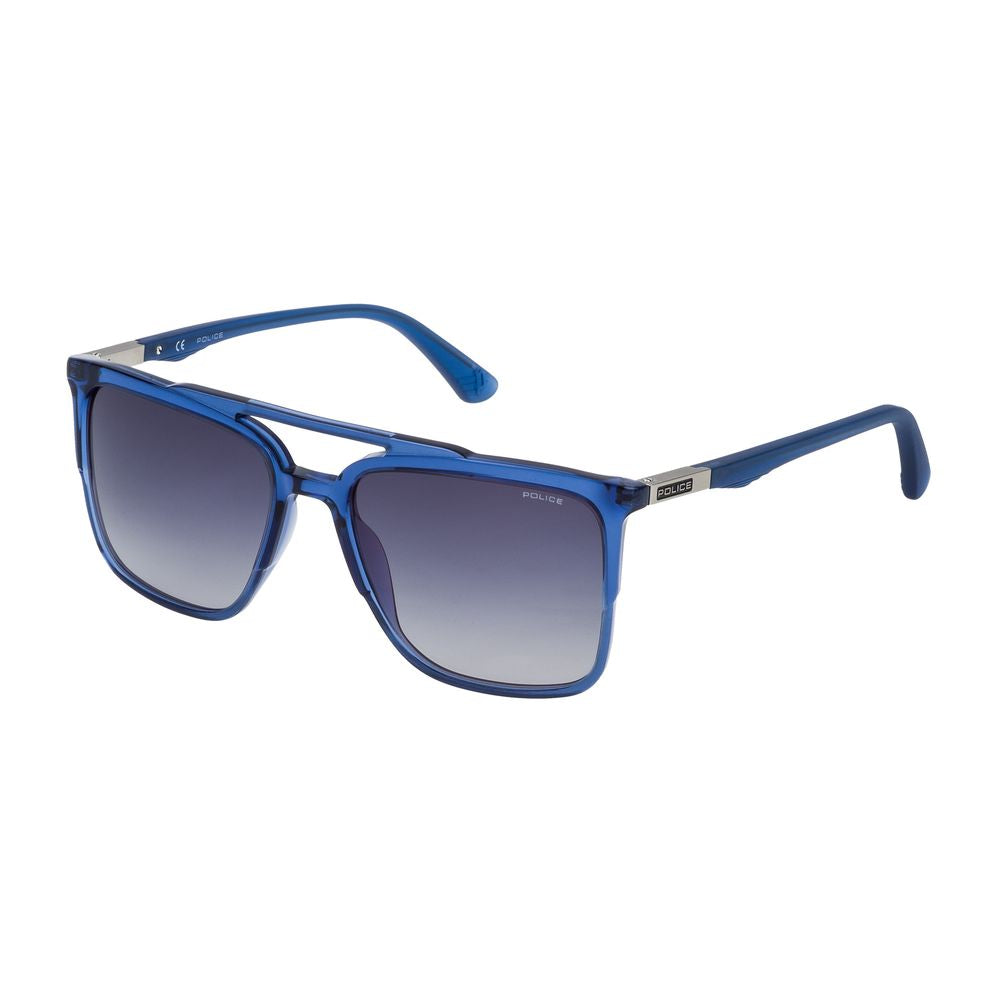 Occhiali da sole in acetato blu