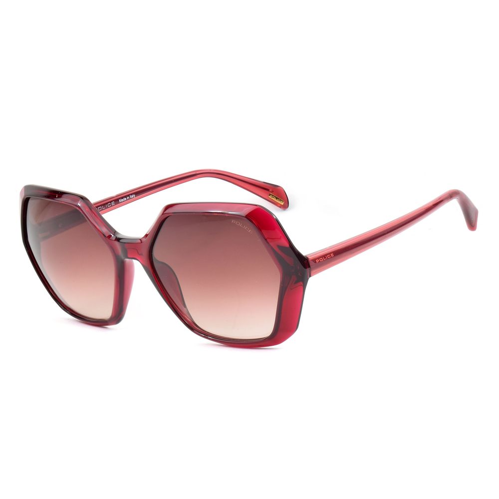 Rote Sonnenbrille mit Spritzguss-Optik