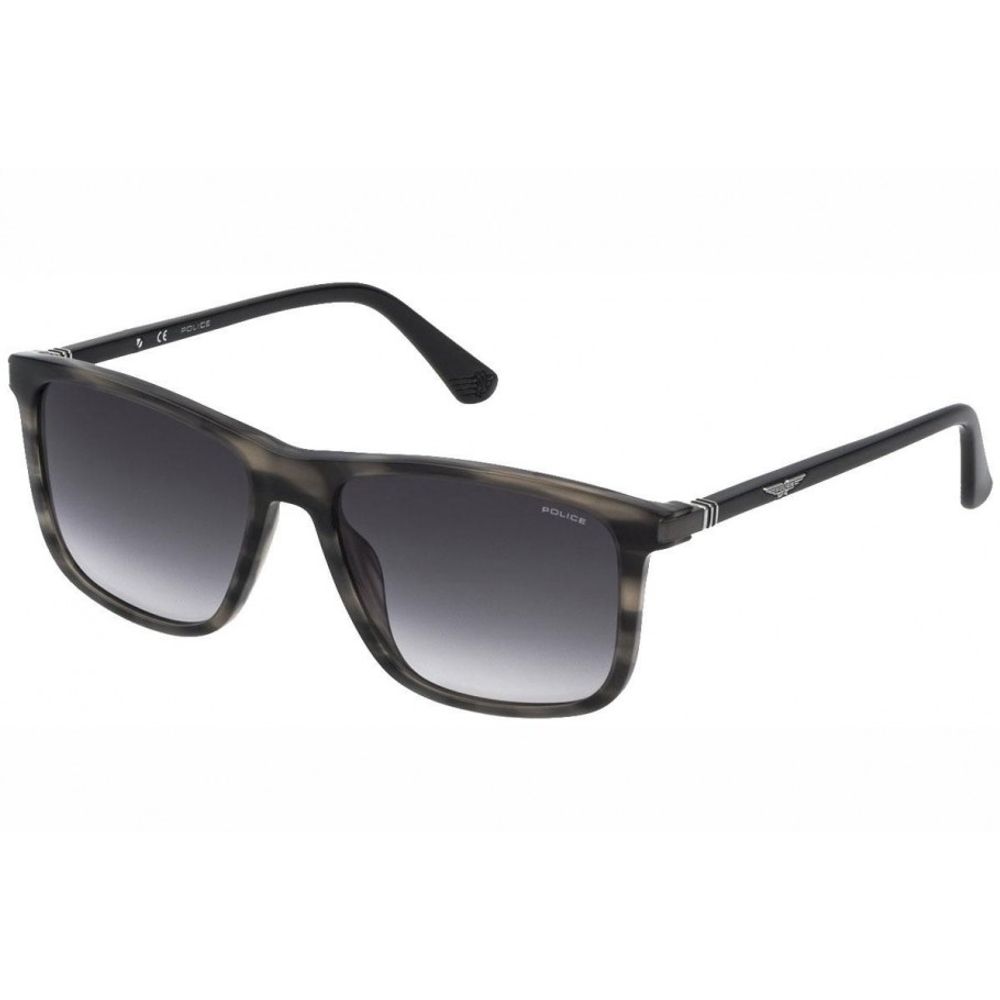 Braune Sonnenbrille aus Metall