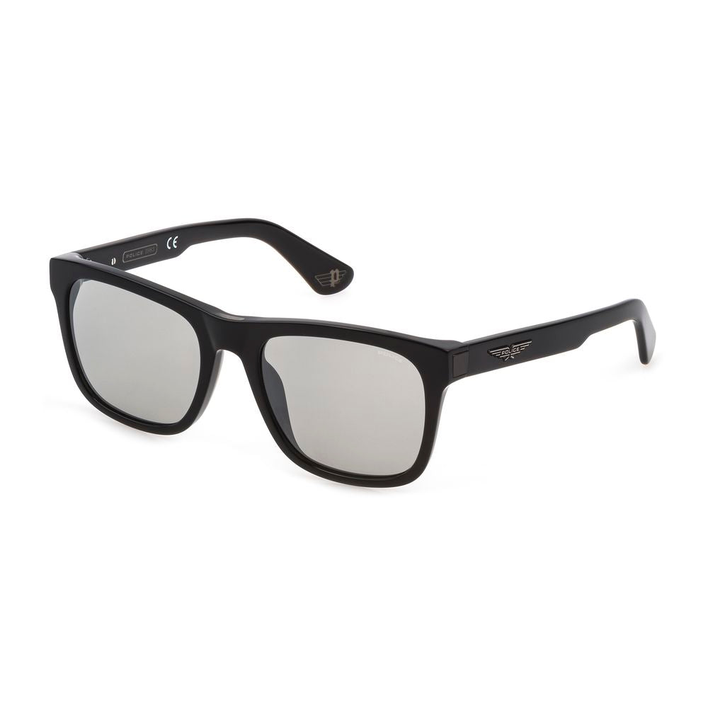 Schwarze Sonnenbrille aus Kunststoff