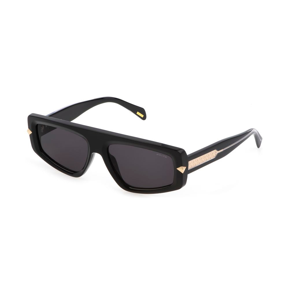 Schwarze Acetat-Sonnenbrille