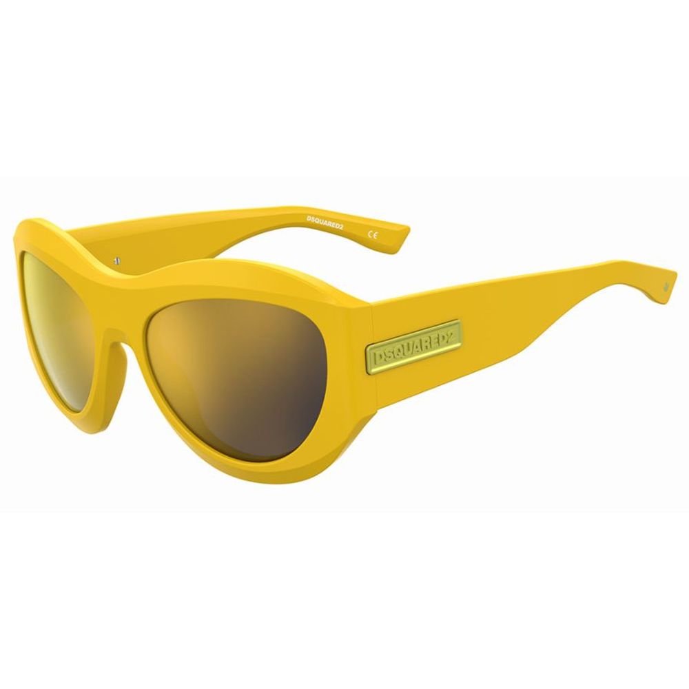 Gelbe Sonnenbrille aus Kunststoff