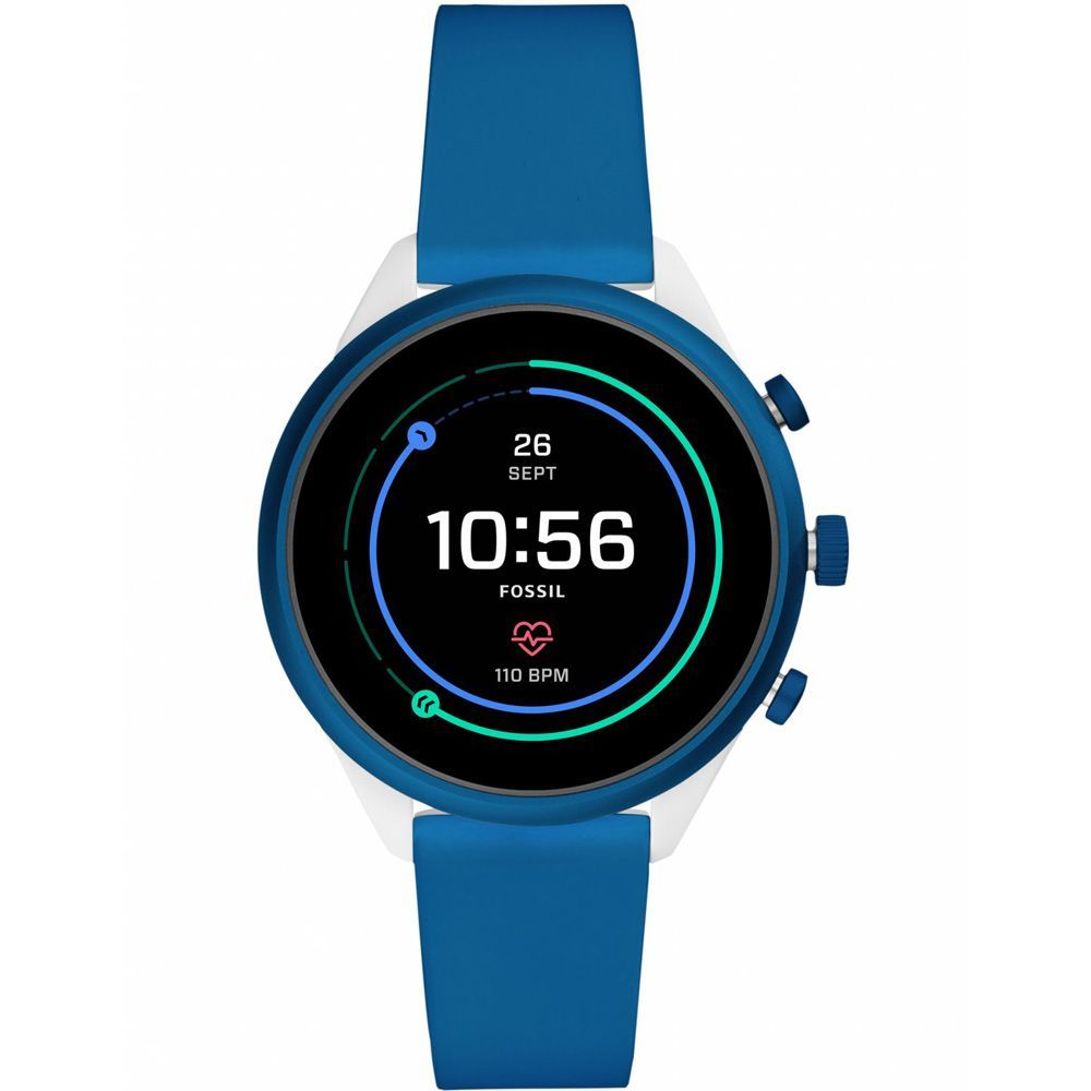 Blue Silicone Watch