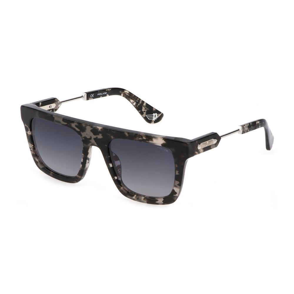 Schwarze Acetat-Sonnenbrille