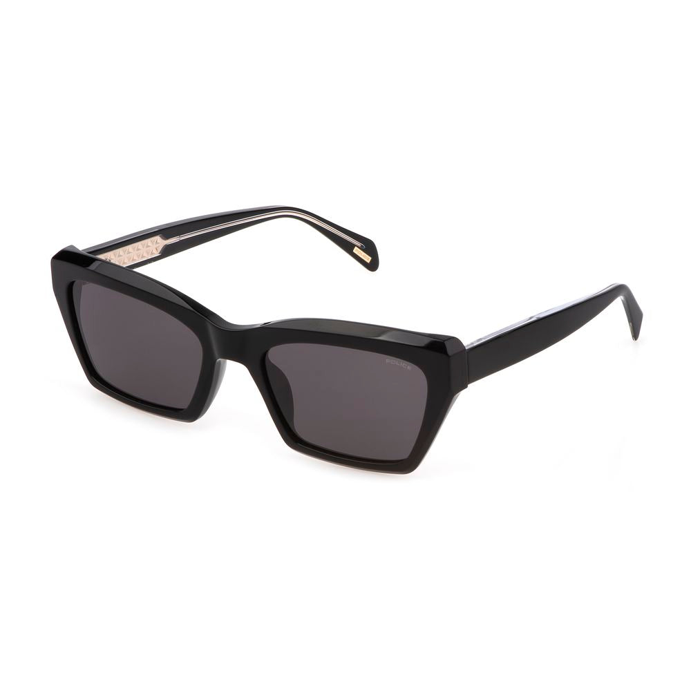 Schwarze Acetat-Sonnenbrille