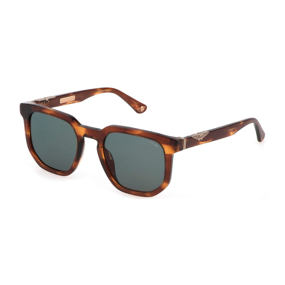 Braune Acetat-Sonnenbrille