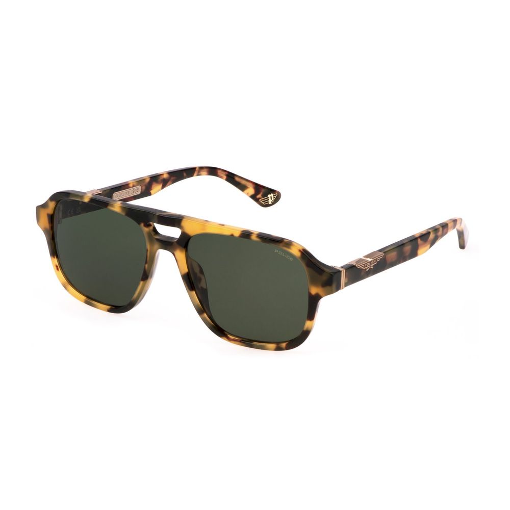 Braune Acetat-Sonnenbrille