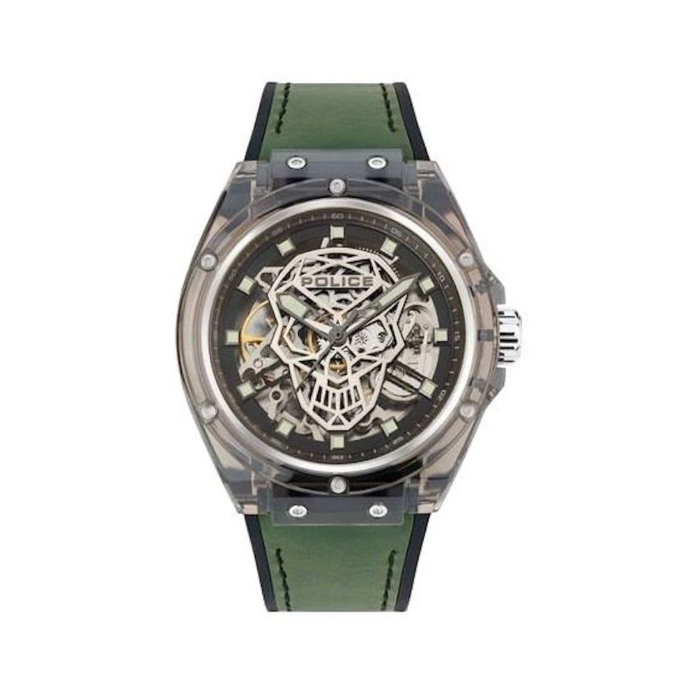 Orologio in silicone verde